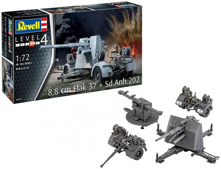 Produktbild Revell 8,8cm Flak 37 mit Sdt.Anh 202