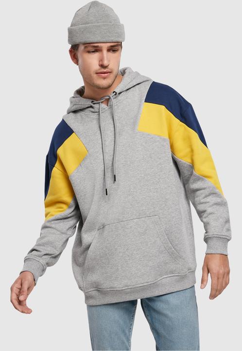Immagine prodotto Urban Classics Felpa con cappuccio oversize a 3 toni (S)
