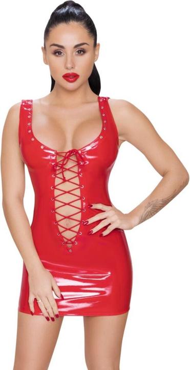 Produktbild Black Level Lack Kleid rot 2XL (XXL)
