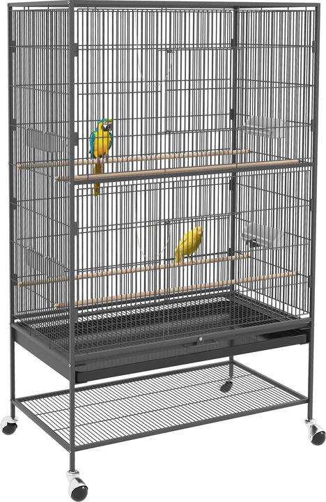 PawHut Vogelkäfig mit Rollen