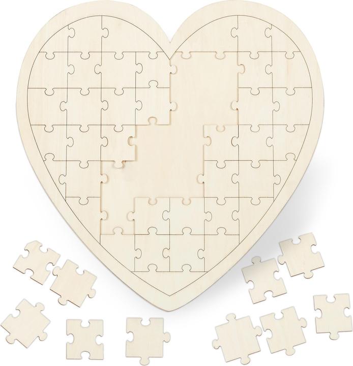Immagine prodotto Relaxdays Puzzle del cuore (49 pezzi)