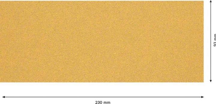 Productafbeelding Bosch Professional Zubehör Expert C470 Schuurpapier zonder gaten voor vlakschuurmachine, 93 x 230 mm, G 60, 10 st. (60)