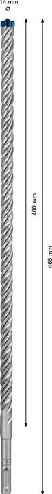 Actual product image Bosch Professional Zubehör EXPERT SDS plus-7X hammer drill, 14 x 400 x 465 mm (14.0 mm)
