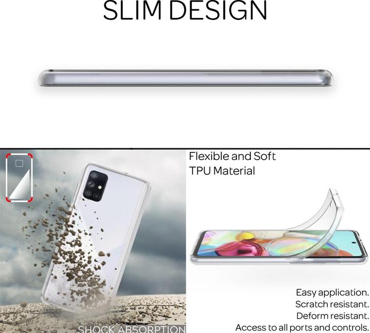 Immagine prodotto Nalia Custodia per cellulare a 360 gradi (Samsung Galaxy A71)