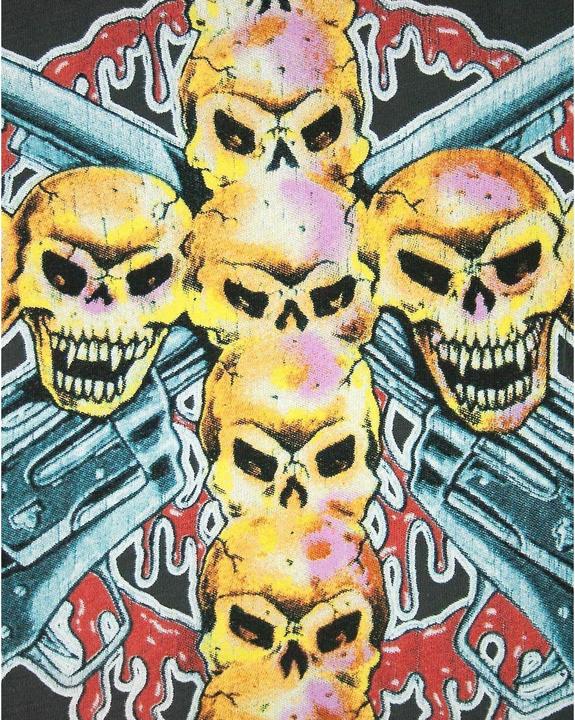 Actual product image Amplified Skull Cross Tshirt (XS)