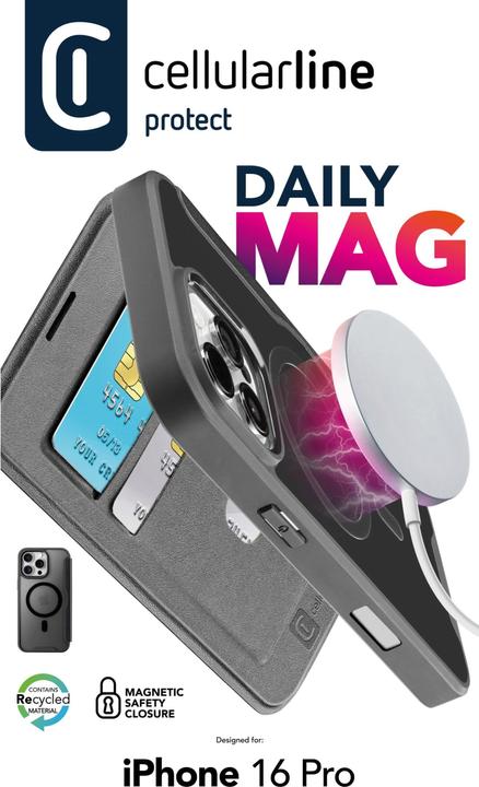 Actual product image Cellularline Daily MAG (Apple iPhone 16 Pro)