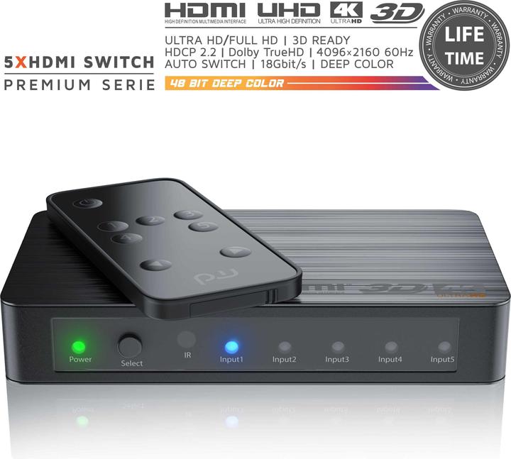 Produktbild Primewire 5 Port HDMI Switch
