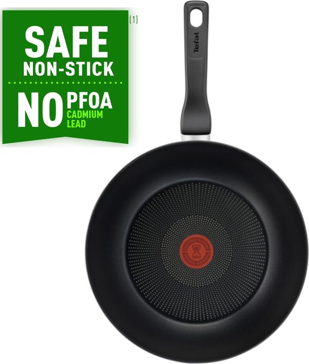 Actual product image Tefal Titanium Force wok pan 28 cm (28 cm, Wok, Aluminium)