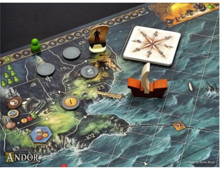 Actual product image Kosmos The Legends of Andor: The journey to the north - expansion (German)
