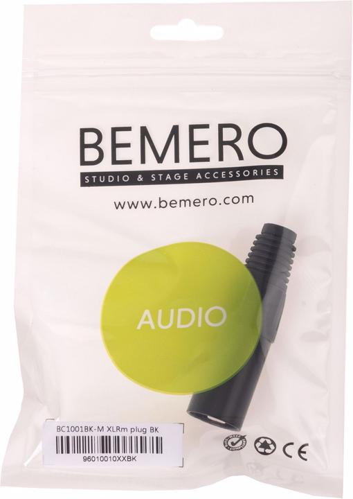 Image du produit Bemero Connecteur XLR BC1001BK-M