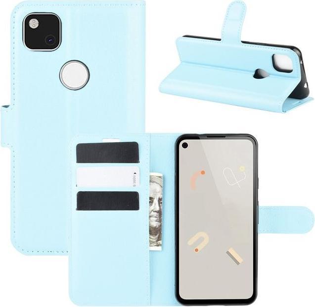 Productafbeelding MU Classic Litchi Leren Boekomslag Serie (Google Pixel 4a)