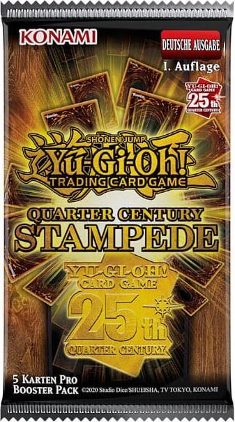 Image du produit Yu-Gi-Oh Quarter Century Stampede Booster Box EN (Anglais, Affichage du booster)