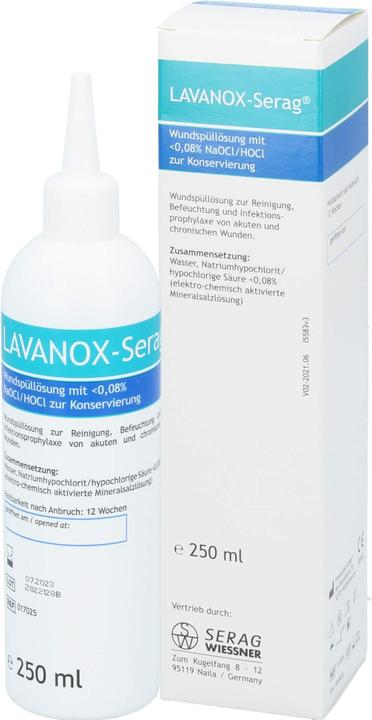Actual product image Lavanox Wound irrigation solution, 250 ml LOE (250 ml)