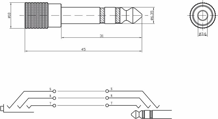 Actual product image Bemero BA2001 (Jack adapter)