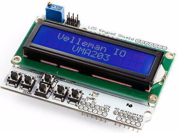 Produktbild Velleman LCD Keypad Shield LCD1602