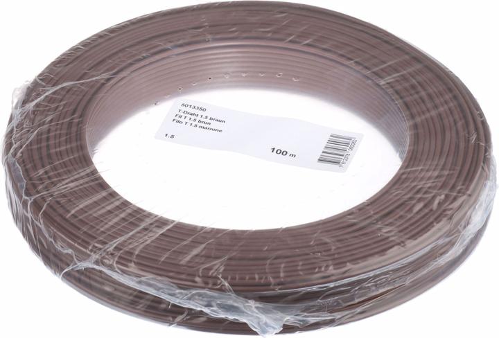 Nexans T-wire 1.5mm2, brown, 100m (100 m)