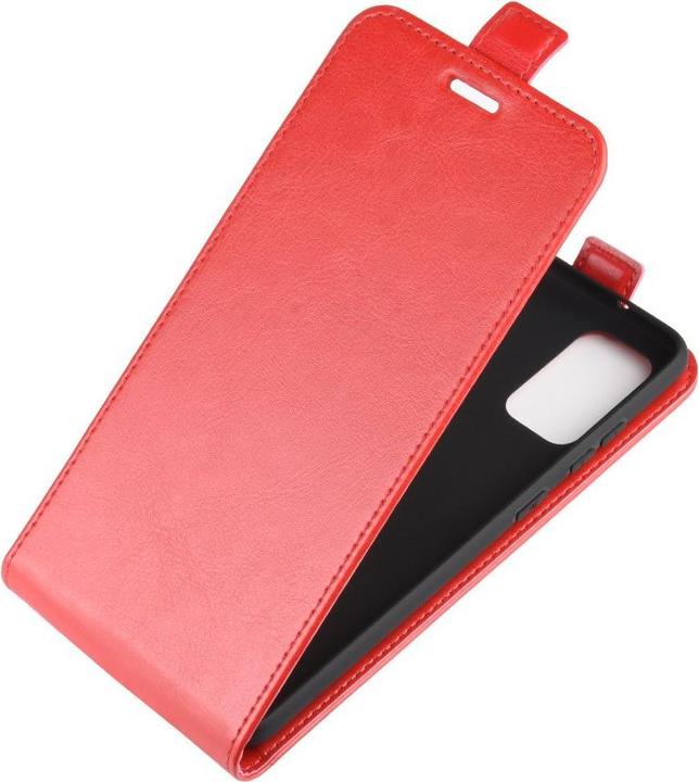 Actual product image Cover-Discount Galaxy S20 - Classic Leather Flip Case Vertical Red (Samsung Galaxy S20)