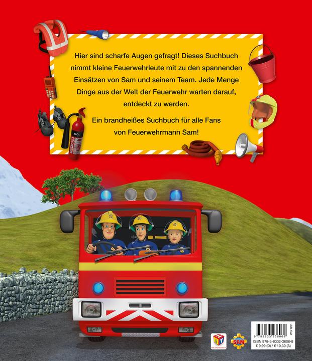 Image du produit Panini Feuerwehrmann Sam: Mein Wimmel-Suchbuch mit Feuerwehrmann Sam (Allemand, Eva-Regine Rauch, Nicole Hoffart, 2018)