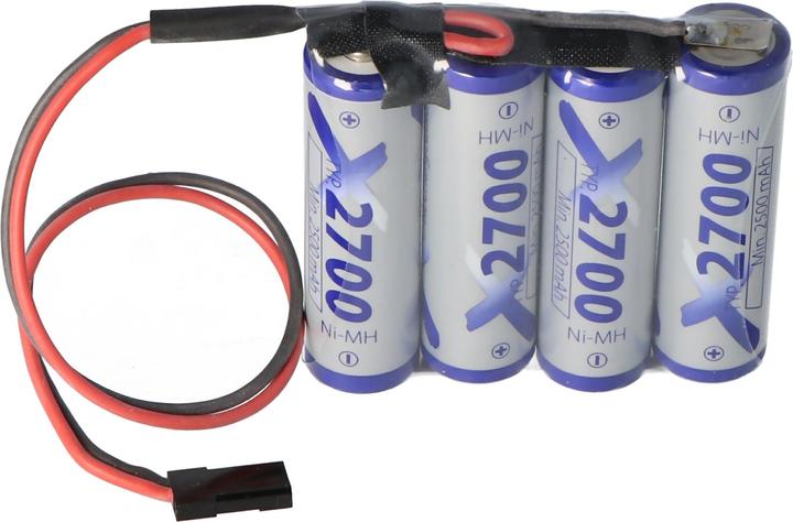 Produktbild AccuCell Empfänger Pack AA 4er Reihe mit Graupner Stecker (4.80 V, 2700 mAh)
