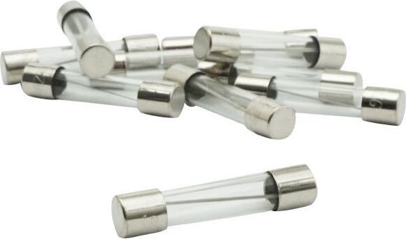 Actual product image P2R Round glass fuse, bag of 10
