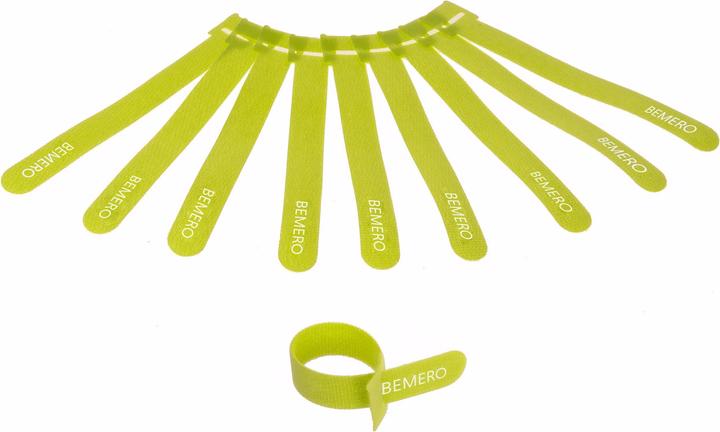 Immagine prodotto Bemero Fascetta in velcro 16015GN-MP 10 pz. (Fascette in plastica, 160 mm, 10 pz.)