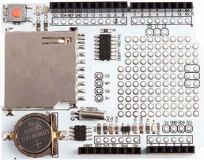 Actual product image Velleman Data Logging Shield
