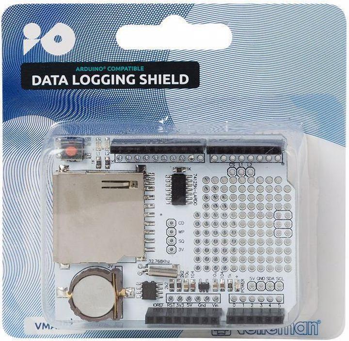 Actual product image Velleman Data Logging Shield