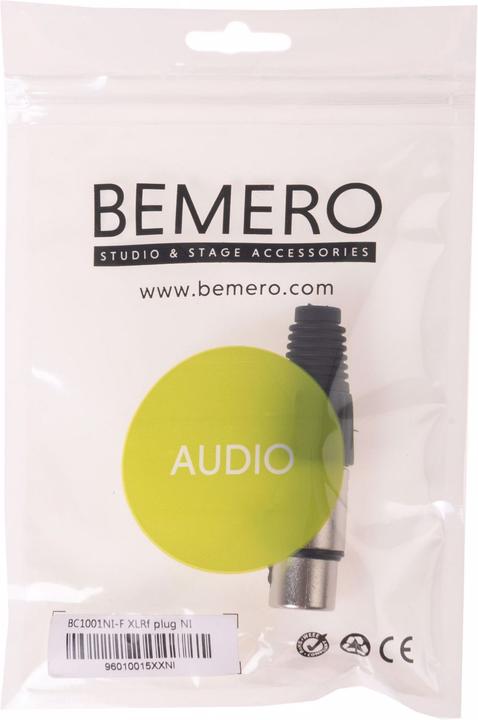 Immagine prodotto Bemero Connettore XLR BC1001NI-F