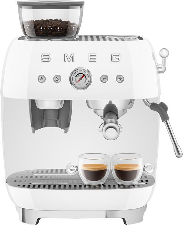 Immagine prodotto Smeg EGF03WHEU Macchina per caffè espresso, completamente automatica, stile anni '50, bianca