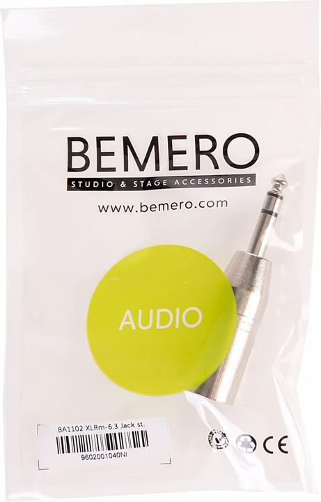 Immagine prodotto Bemero Adattatore jack XLR BA1102 (Adattatore jack)