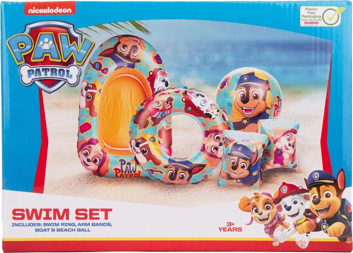 Actual product image Sambro PAW Patrol swimming set with boat, 5-piece.