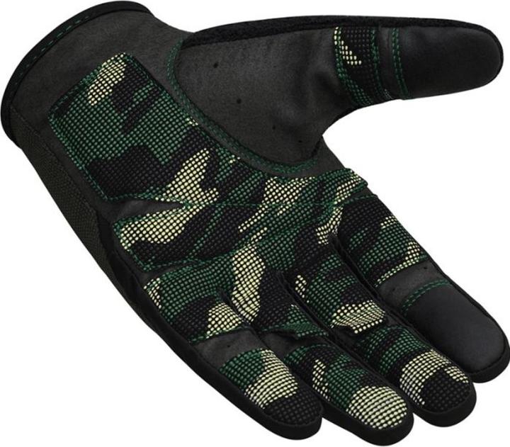 Actual product image Rdx Gym Training Gloves T2 Full Army Green-S (S)
