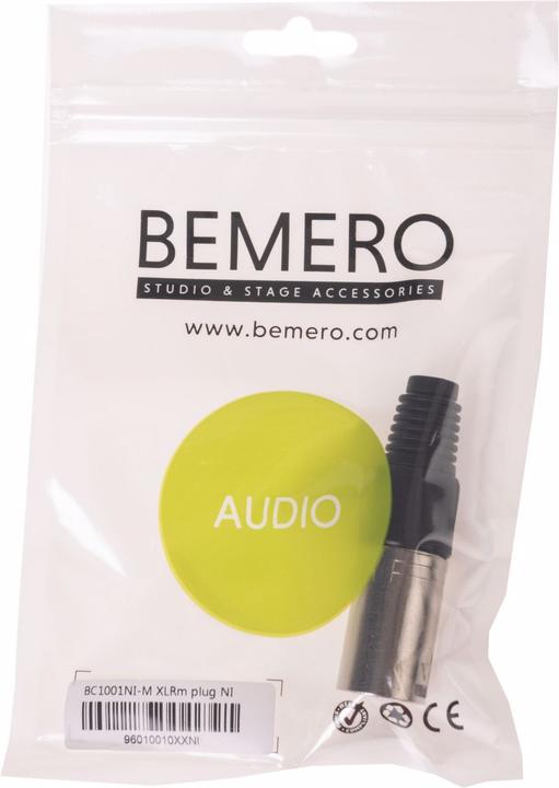 Actual product image Bemero XLR connector BC1001NI-M
