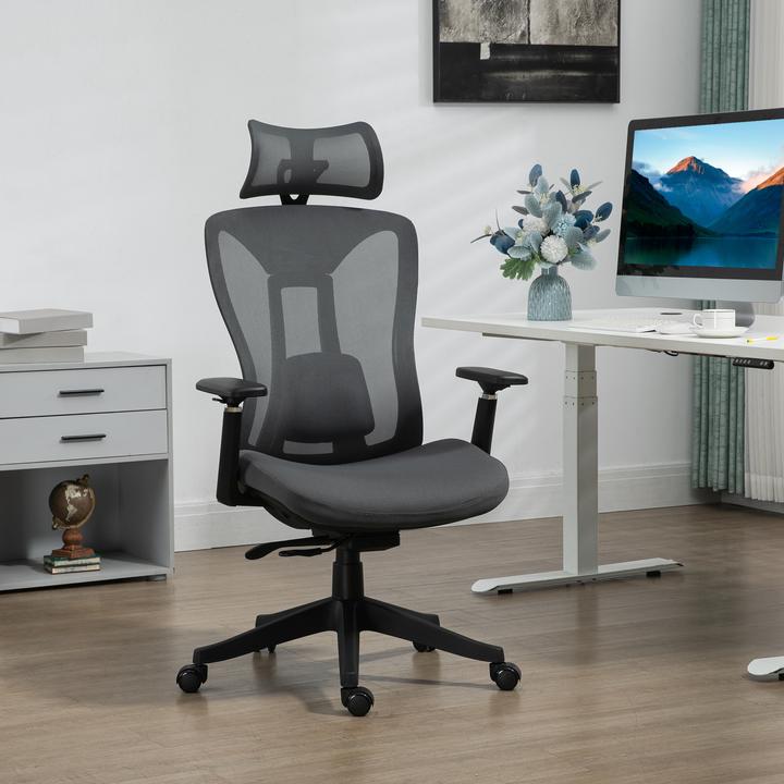 Image du produit Vinsetto Chaise de bureau avec appui-tête réglable