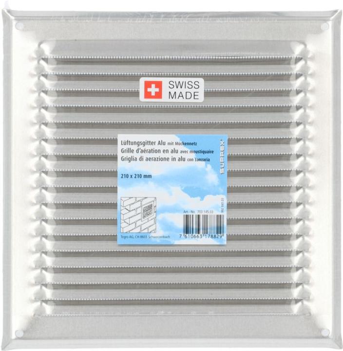 Image du produit Suprex Grille en aluminium avec moustiquaire