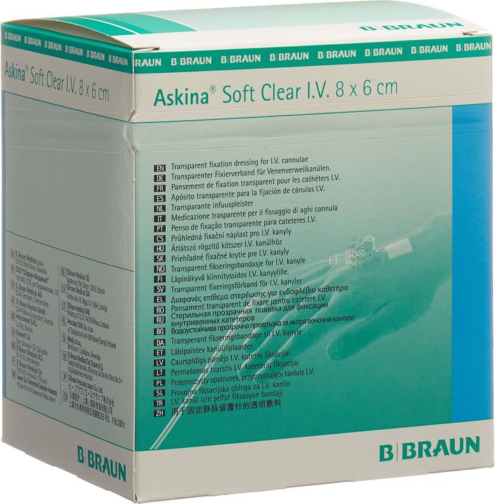 Produktbild Askina Soft Clear I.V. Kanülenfixier 6x8cm