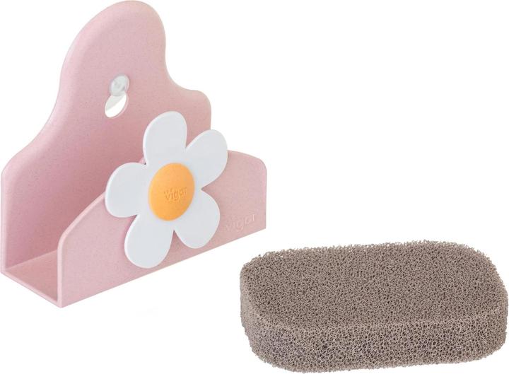 Produktbild Vigar Schwammhalter FLORganic inkl. Schwamm Pink
