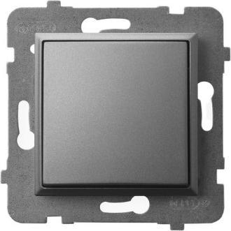 Image du produit Ospel Interrupteur unipolaire gris-mat Aria (ŁP-1U/m/70)