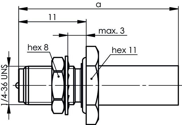 Actual product image Telegärtner R-SMA connector socket, straight 50 Ohm J01151R0011 1 pc. (Plugs and connectors)