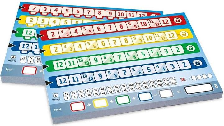 Produktbild Cartamundi Erweiterung Qwixx Double Zusatzblock (Deutsch)