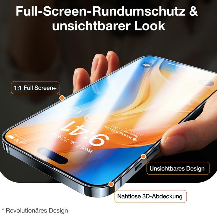 Produktbild Torras Diamond Panzerglas (1 Stück, Apple iPhone 15 Pro)