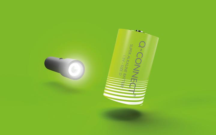 Immagine prodotto Q-Connect Alcalino (2 pz., D, 12500 mAh)