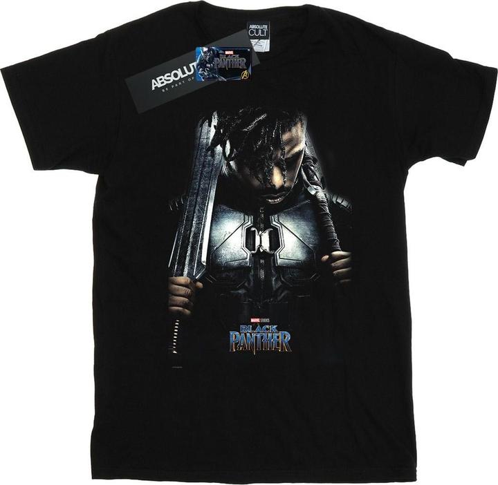 Black Panther Killmonger Poster TShirt (L)