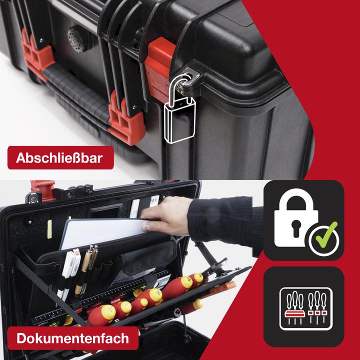 Actual product image Wiha Werkzeugkoffer XL2 Trolley electr 60tlg (60 pieces)