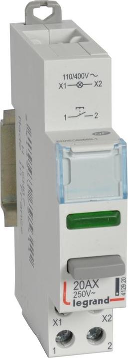 Immagine prodotto Legrand INTERRUTTORE A PULSANTE SINGOLO MONOSTABILE CON LAMPADA LE-412920 1X NO 20 A
