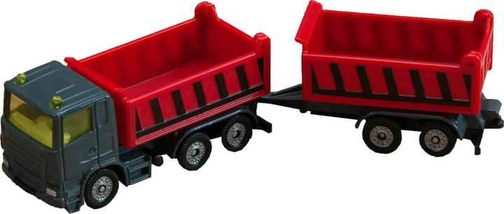 Image du produit Siku Camion avec benne basculante et remorque à benne basculante, dès 3+