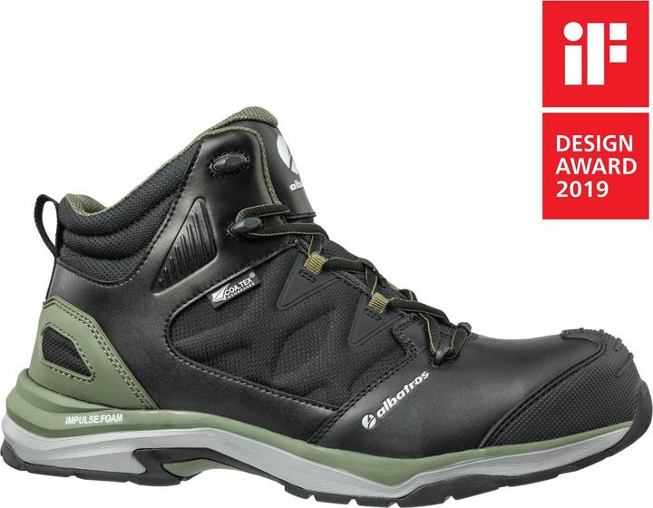 Actual product image Albatros Safety boot ULTRATRAIL OLIVE CTX MID S3 ESD WR HRO SRC (S3, 46)