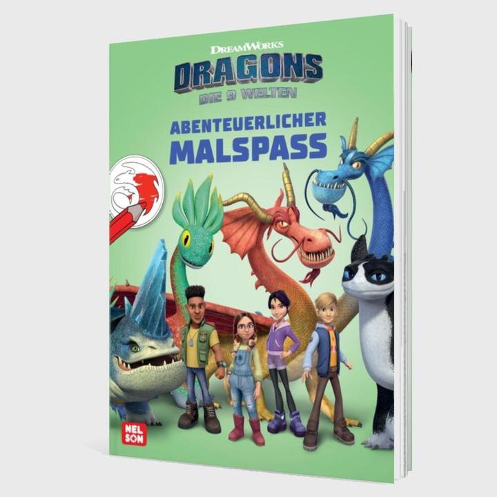 Actual product image Dragons - The nine worlds: Adventurous colouring fun