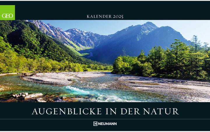 Produktbild Neumann GEO - Augenblicke in der Natur Wandkalender 2025 - Faszinierender Naturfotografie, Elegantes Format (58 x 36 cm, Deutsch)