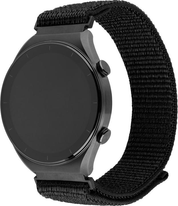 Produktbild Fixed Nylon rem til Smartwatch Universal 20 mm Sort (Nylon)